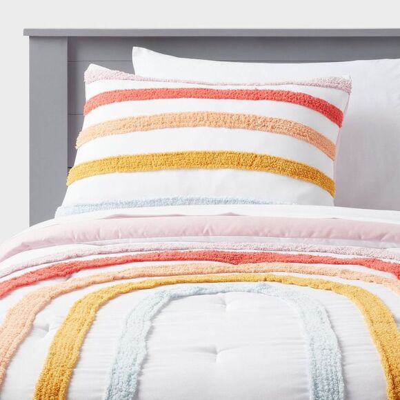 Pillowfort Other - Full/Queen Kids' Comforter Set Placed Rainbow - Pillowfort: Girls Bedding R